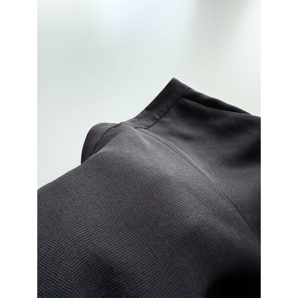 Aritzia WILFRED Lalemant Black Basketweave Wide Leg Culottes Crop Pants, Size 6A - Picture 7 of 11